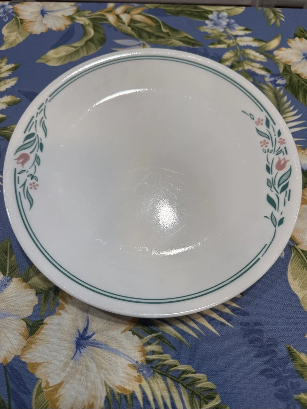 4 Corelle Roesmarie dinner plates